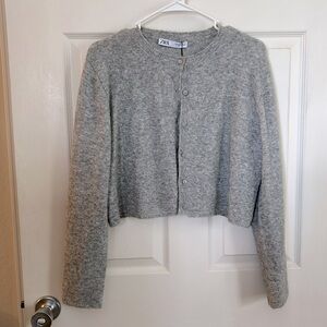 Zara cropped cardigan